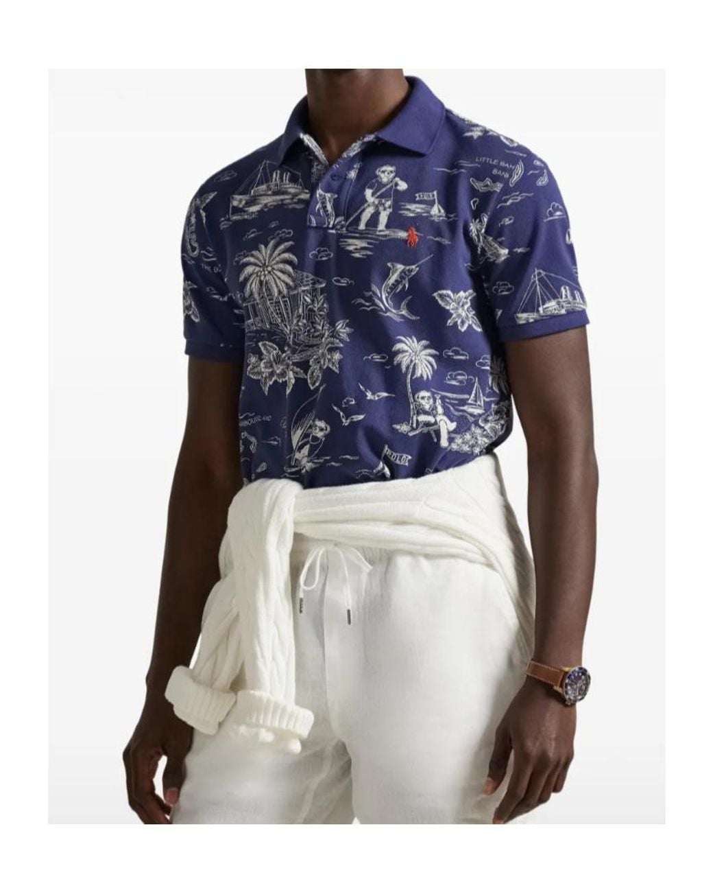 Polo Ralph Lauren Blue Polo Polo Bear for men