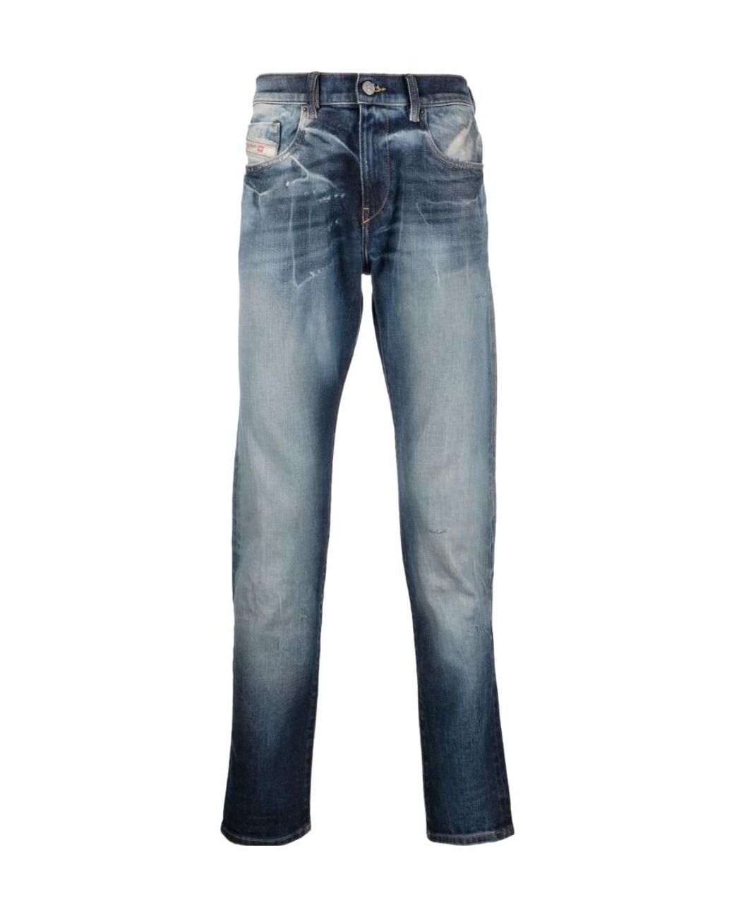 DIESEL Blue 2019 D-Strukt Slim Jeans for men