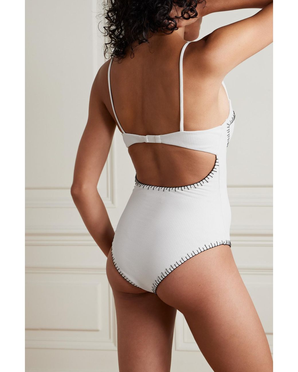 Marysia Swim White Casual One-Piece Swimsuit