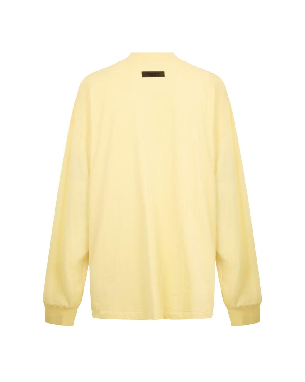 Fear Of God Yellow Logo Long Sleeve T-Shirt for men