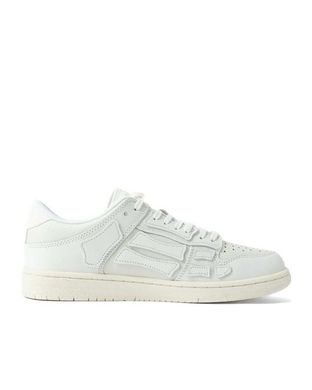 Amiri White Lace-Up Low-Cut Sneakers for men