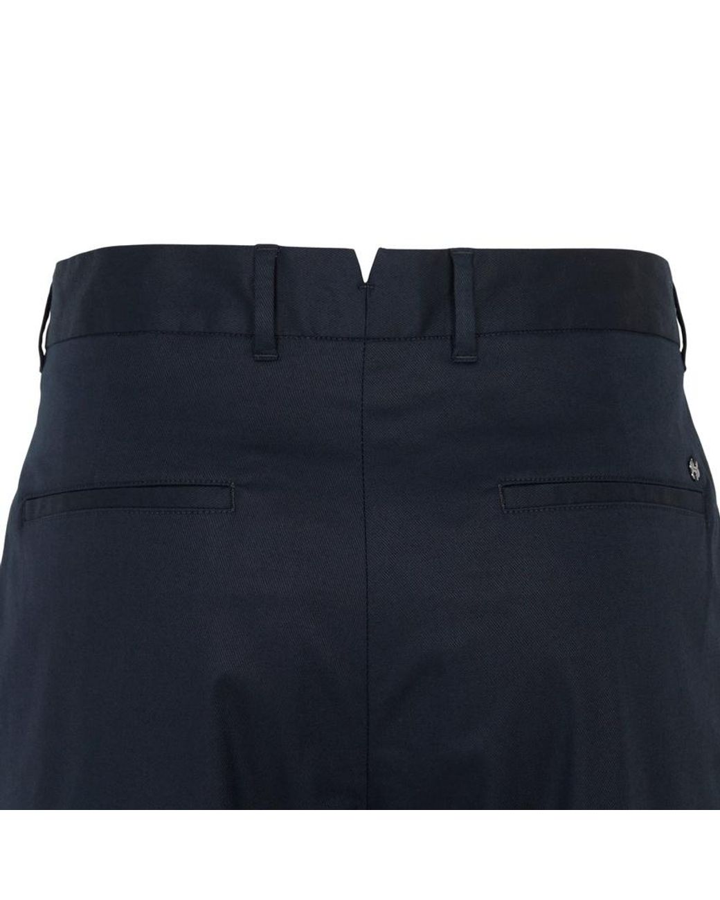 Boss Blue Casual Pants With Belt Loops for men
