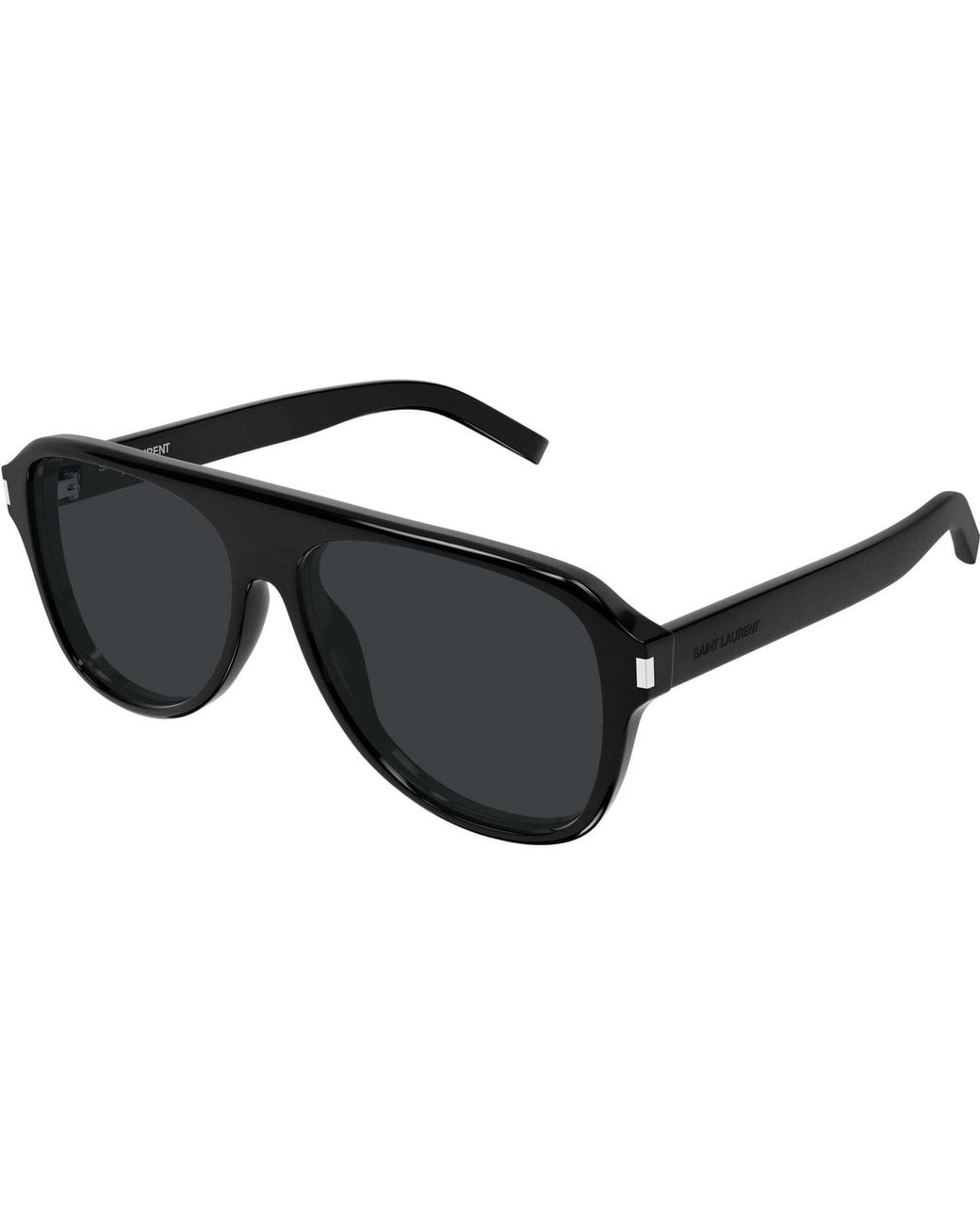 Saint Laurent Black Eyewear Aviator Frame Sunglasses for men