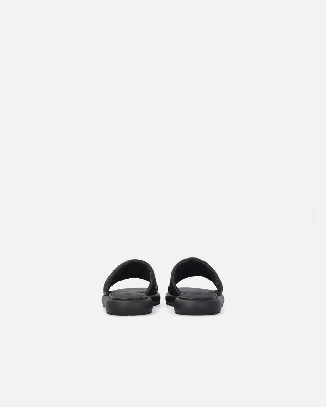 Pinko Black Fiona 03 Logo Appliqué Slippers