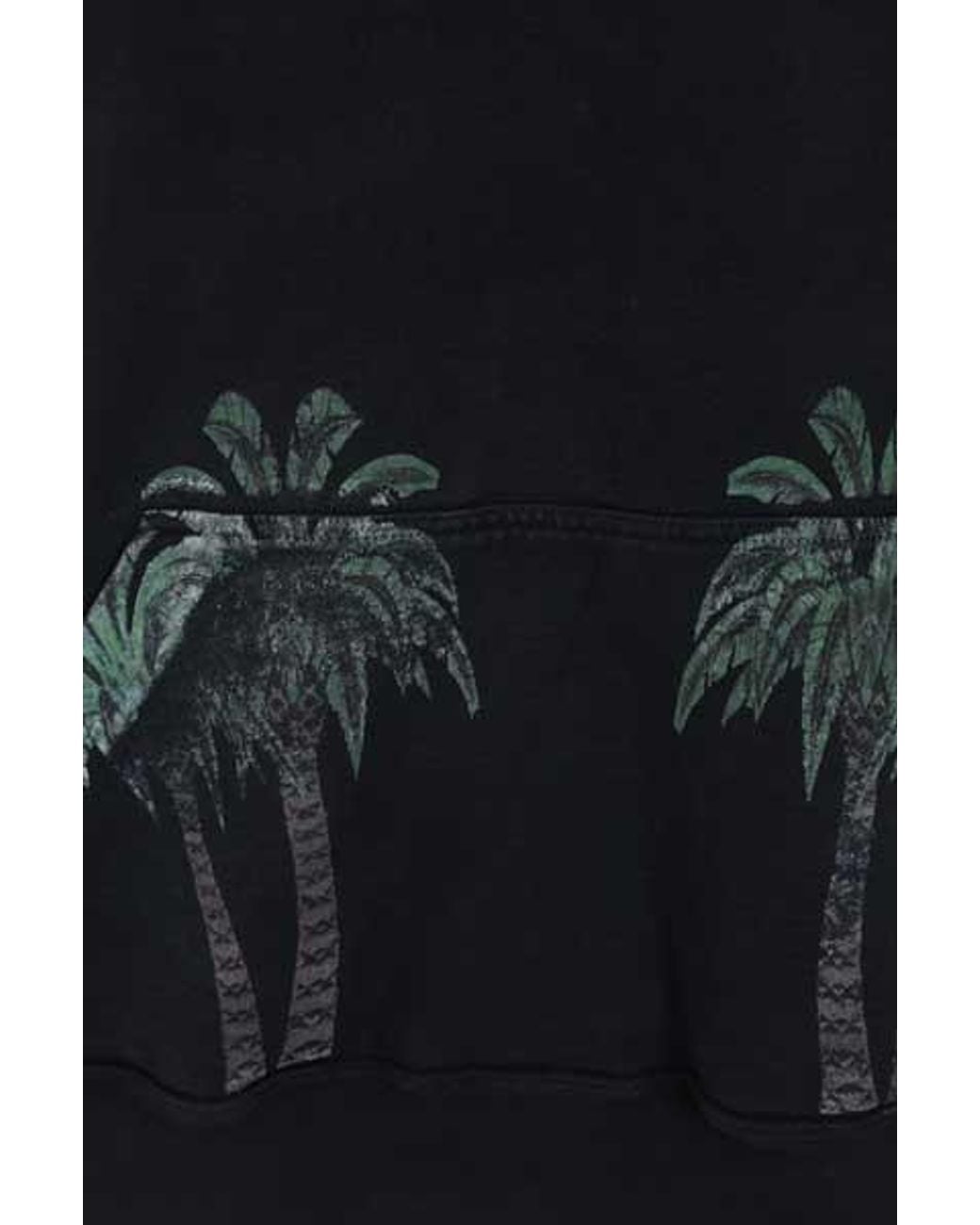 Rhude Blue Logo-Print Long-Sleeve Hoodie for men
