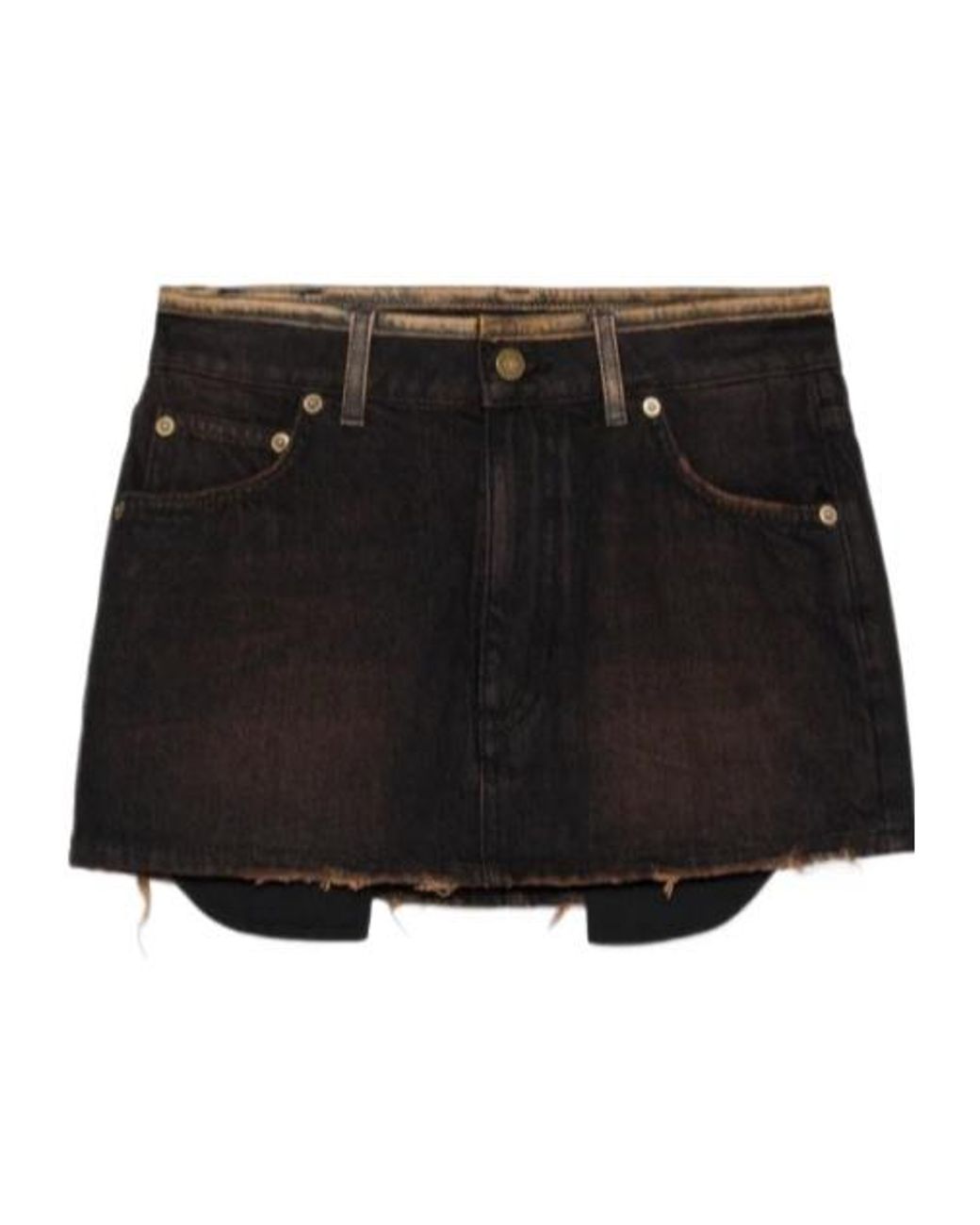 Jonathan Simkhai Black Sally Denim Mini Skirt