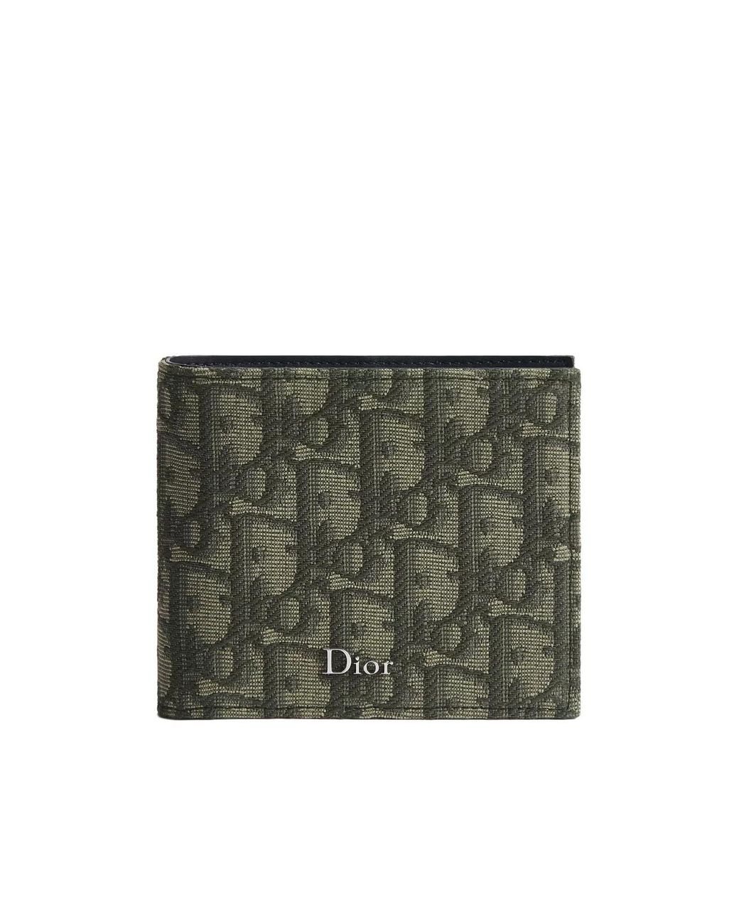 Dior Green Bifold Wallet for men