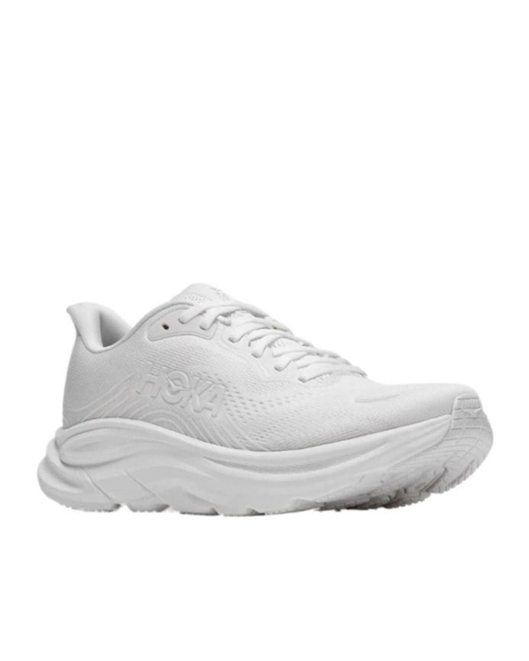 Hoka One One White Clifton 11 Running Shoes