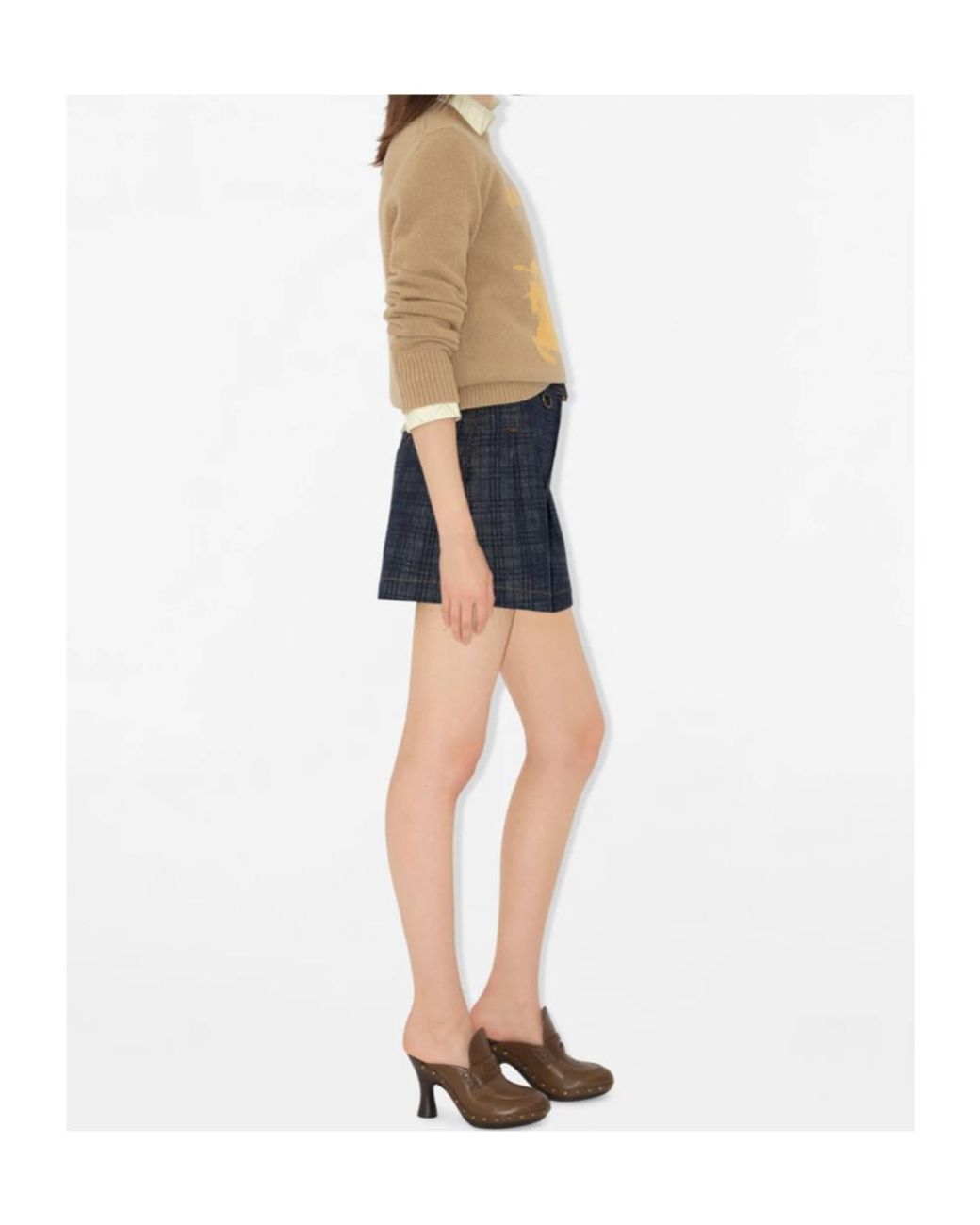 Burberry Natural Logo Detailed Knitted Jumper