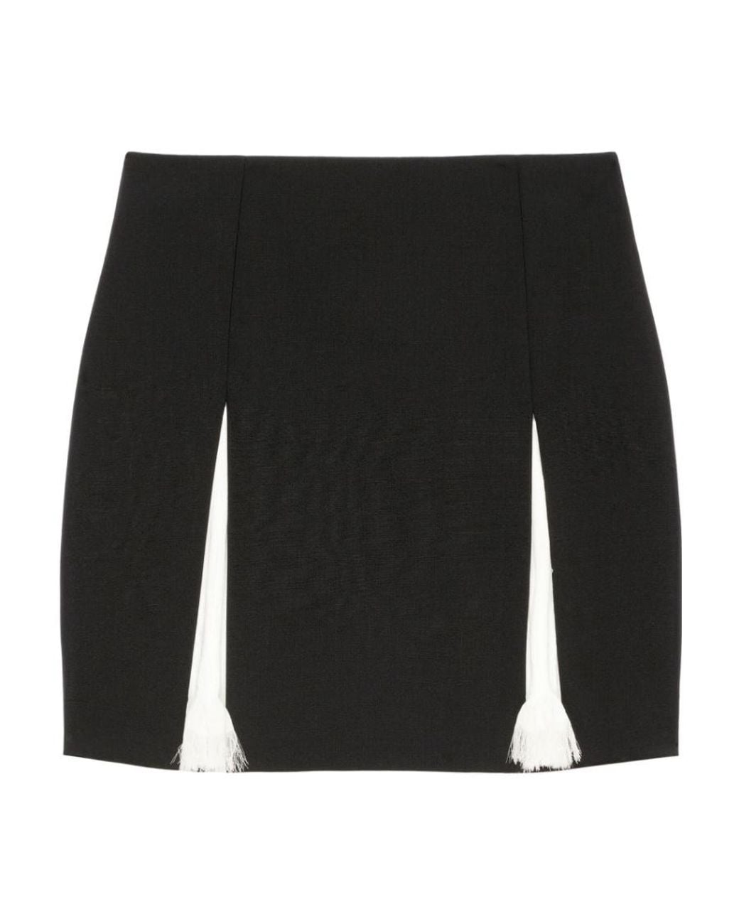 Givenchy Black Slit Detailed Mini Skirt