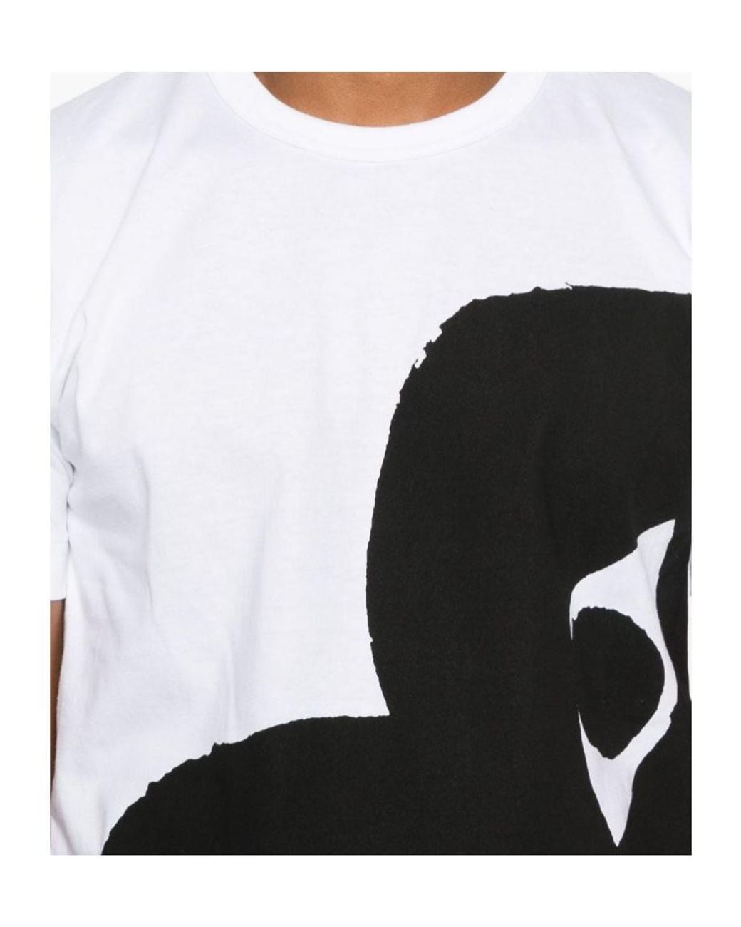 Comme des Garçons Black Short-Sleeved Crew Neck T-Shirt