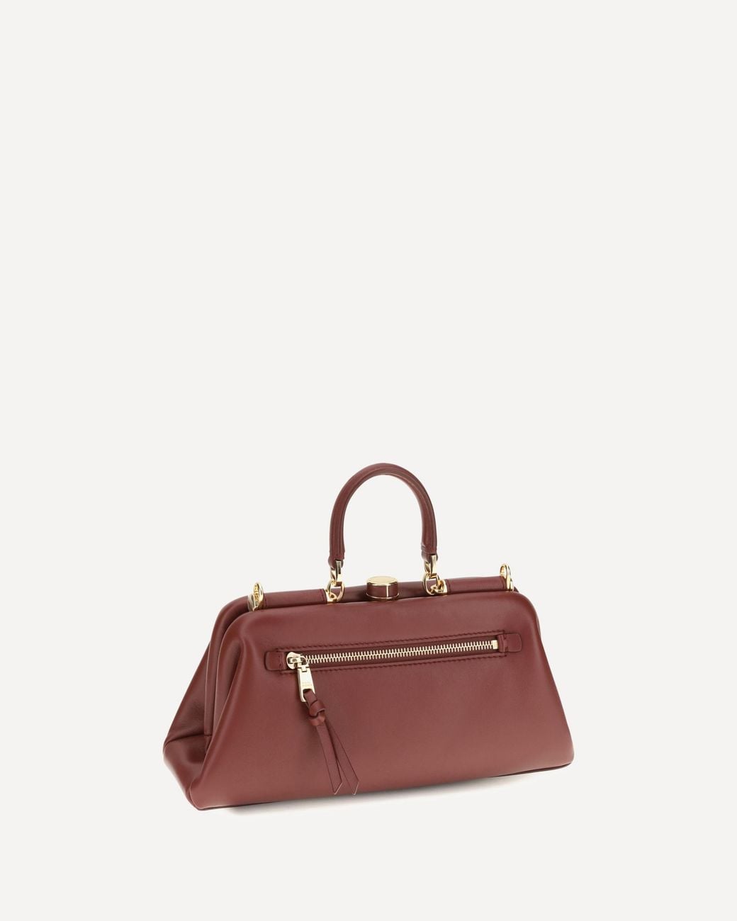 Dolce & Gabbana Red Logo Stamp Tote Bag