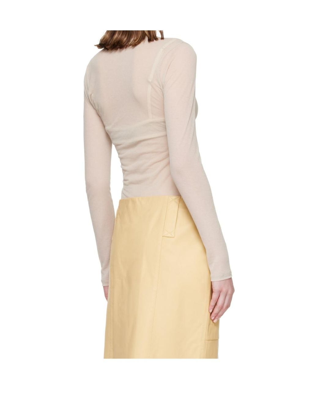 Paloma Wool Natural Long-Sleeve T-Shirt