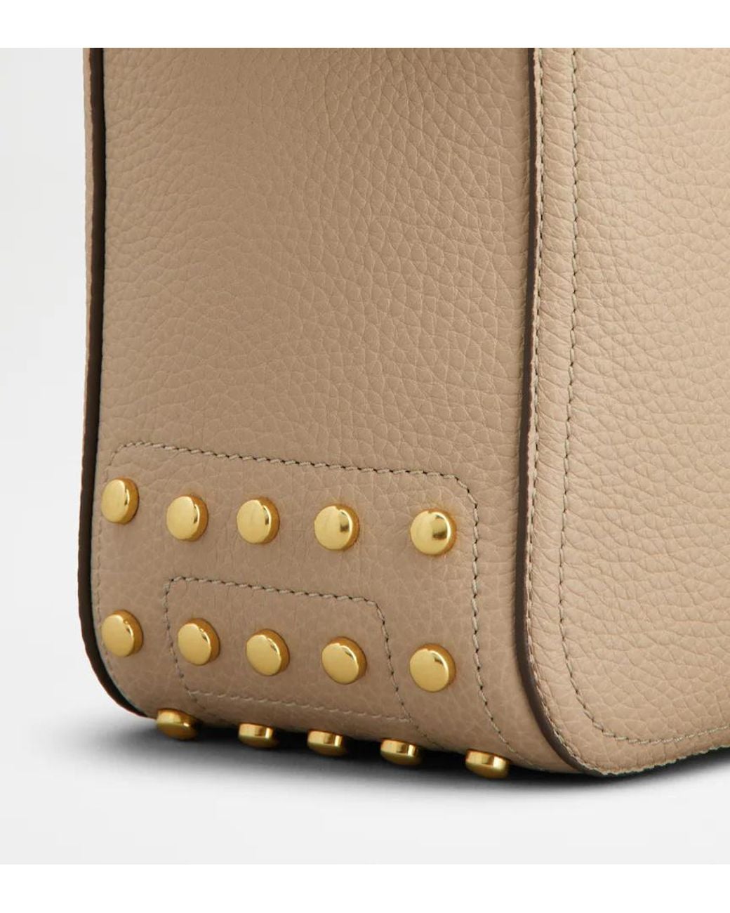 Tod's Natural Metal Dots Mini Shoulder Bag