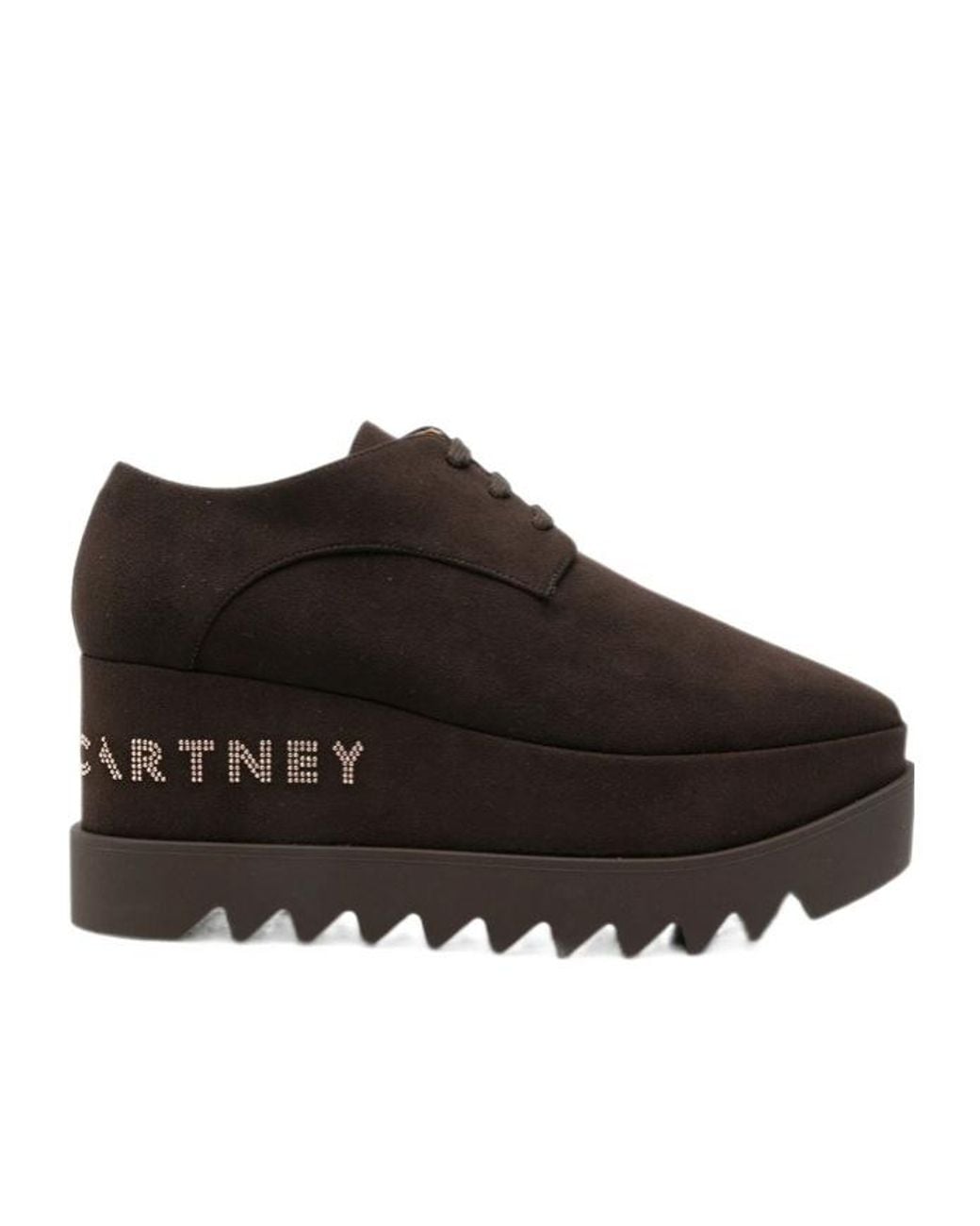 Stella McCartney Brown Elyse Studded Derby Shoes