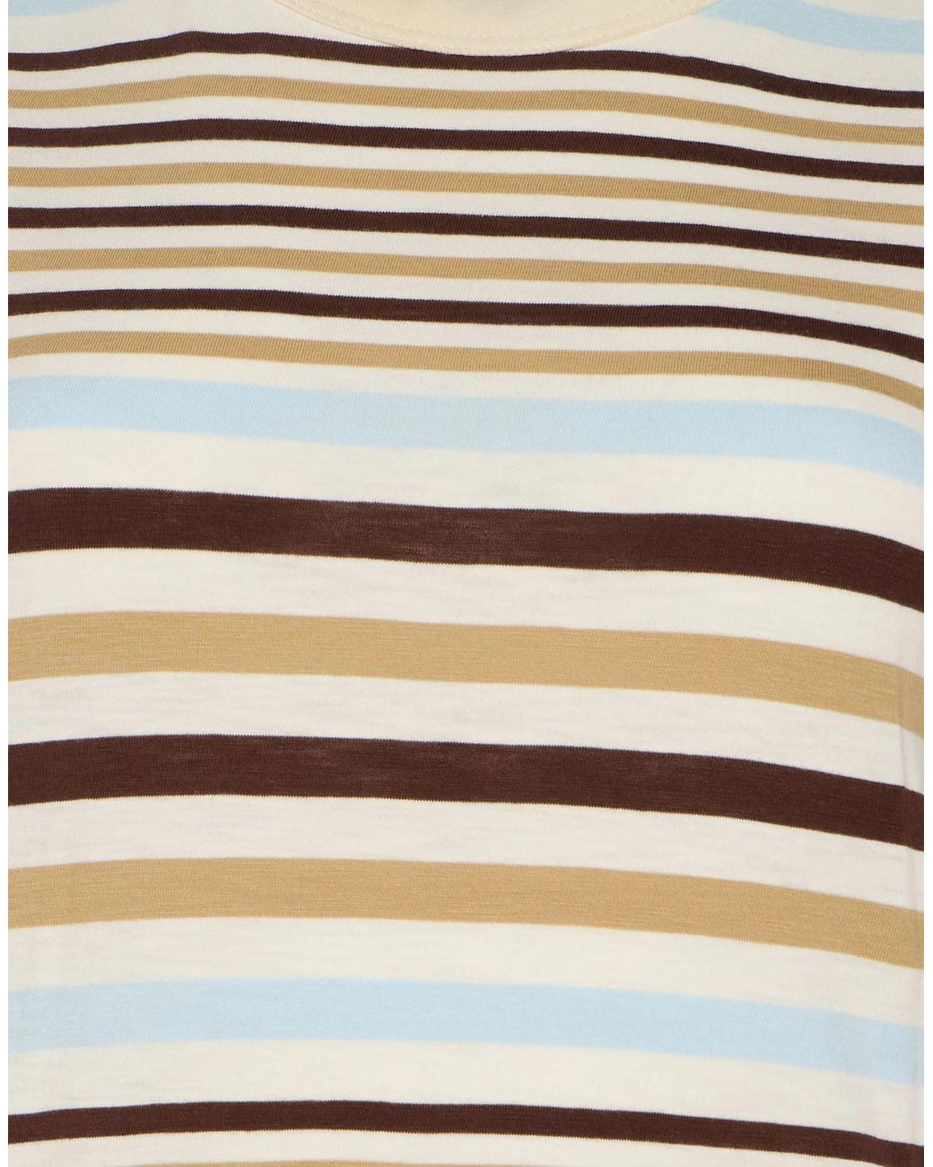 Rag & Bone White Stripedprint Shortsleeve Tshirt