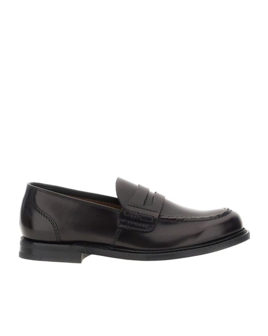 Church's Black Leather Loafers for men