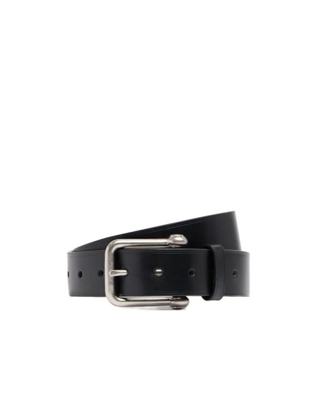 Ann Demeulemeester White 3.5Cm Marin Archive Buckle Belt for men