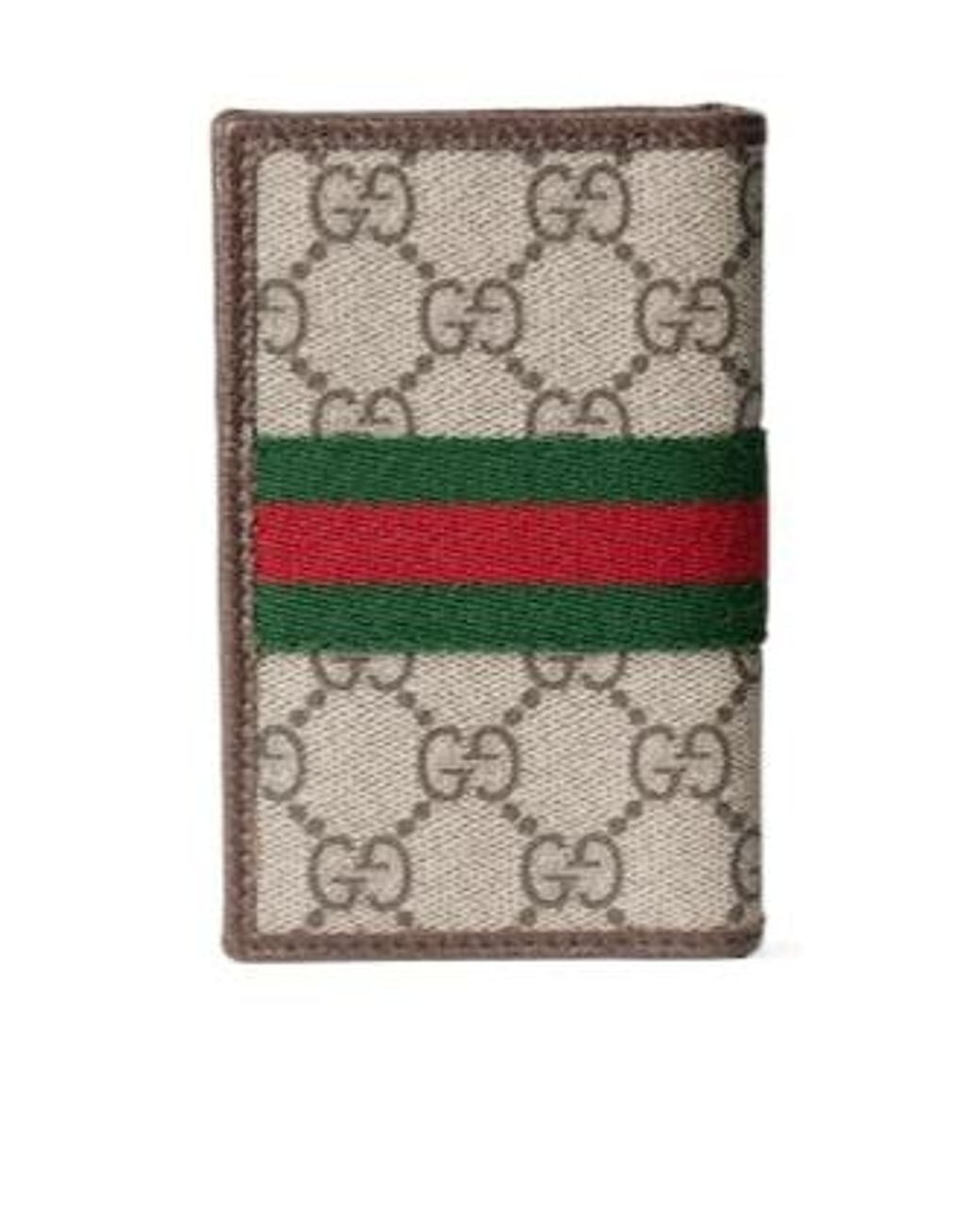 Gucci Gray Ophidia Long Card Case for men