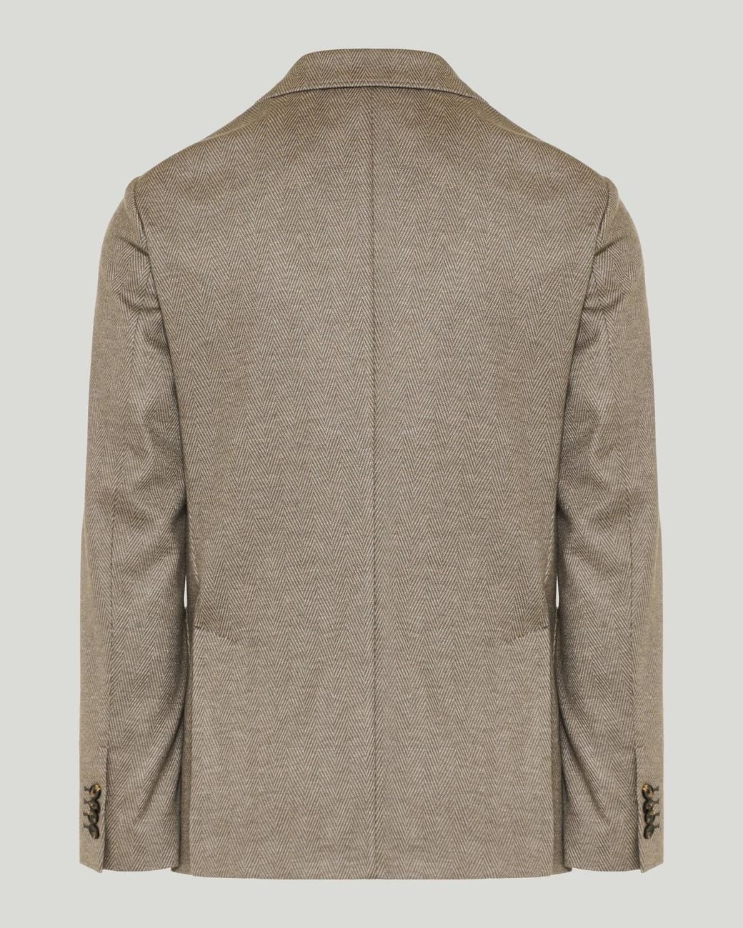 Brioni Brown Buttoned Blazer for men