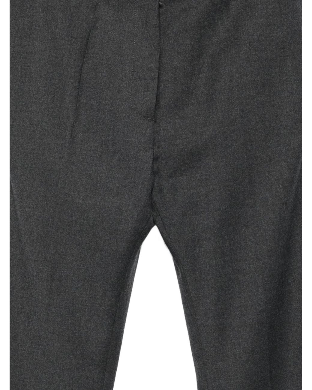 Barena Black Pleated Trousers