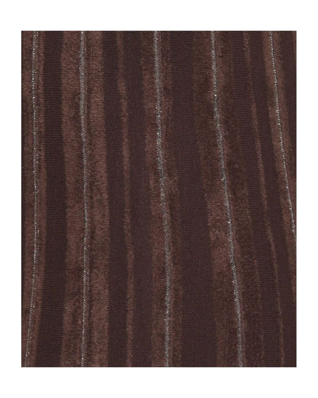 D.exterior Brown Elastic Waist Wide-Leg Pants