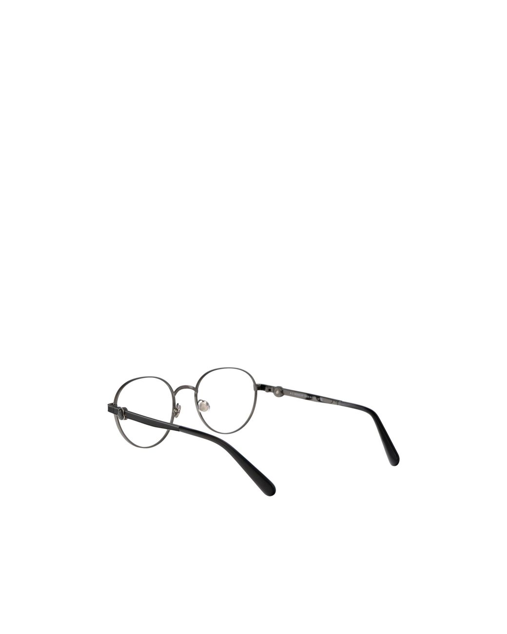 Moncler White Eyewear Ml5179 Round Glasses And Frames for men