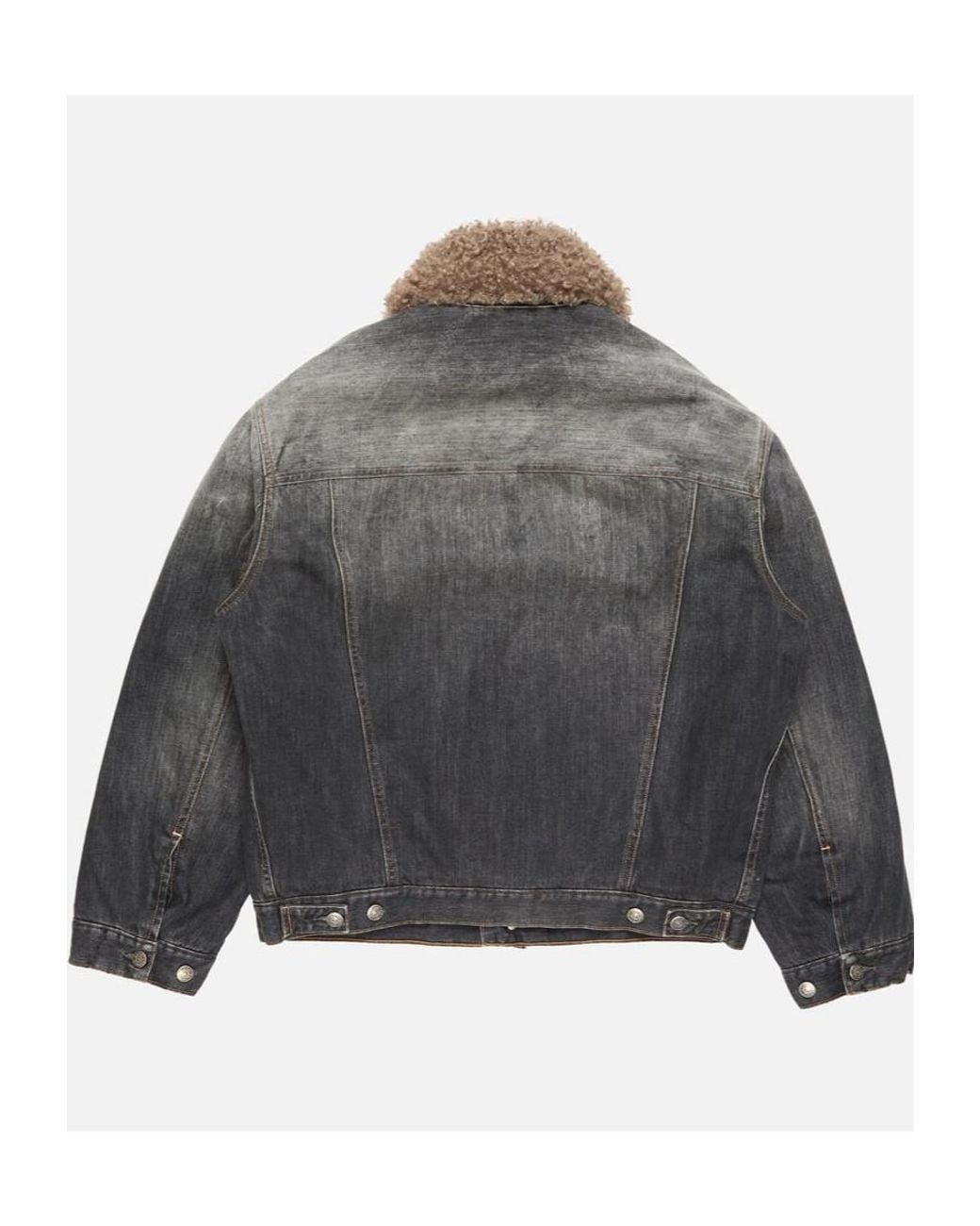 Acne Gray ディストレスト デニム ジャケット for men