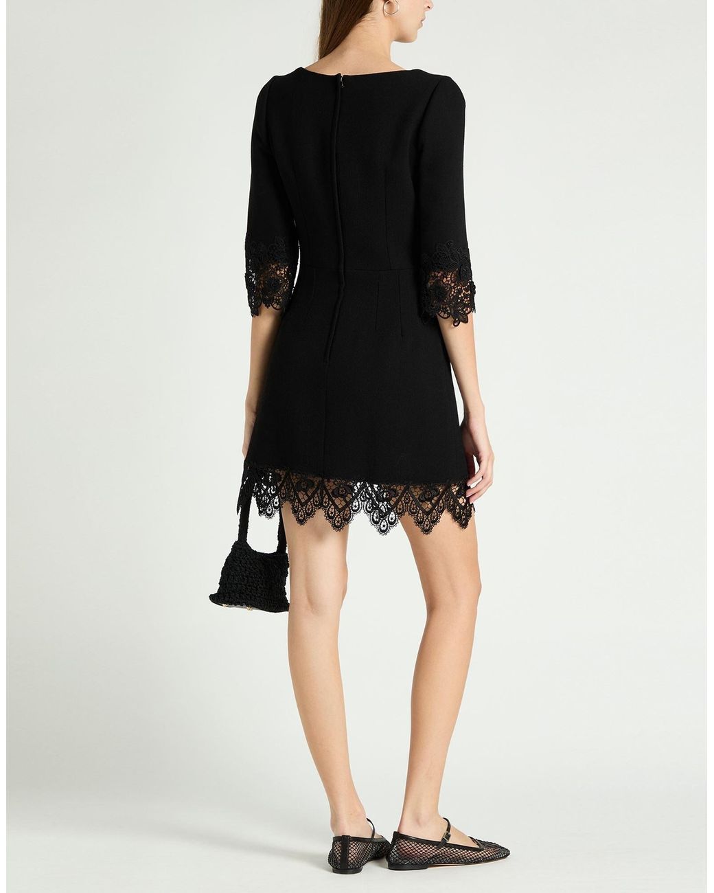 Dolce & Gabbana Black Solid Color Dress
