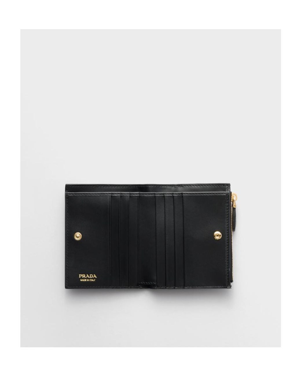Prada Black Small Leather Wallet