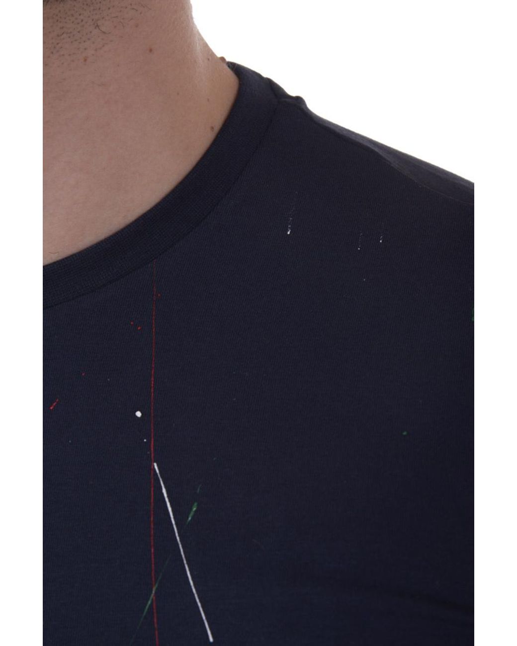 Armani Jeans Blue Logo T-Shirt for men