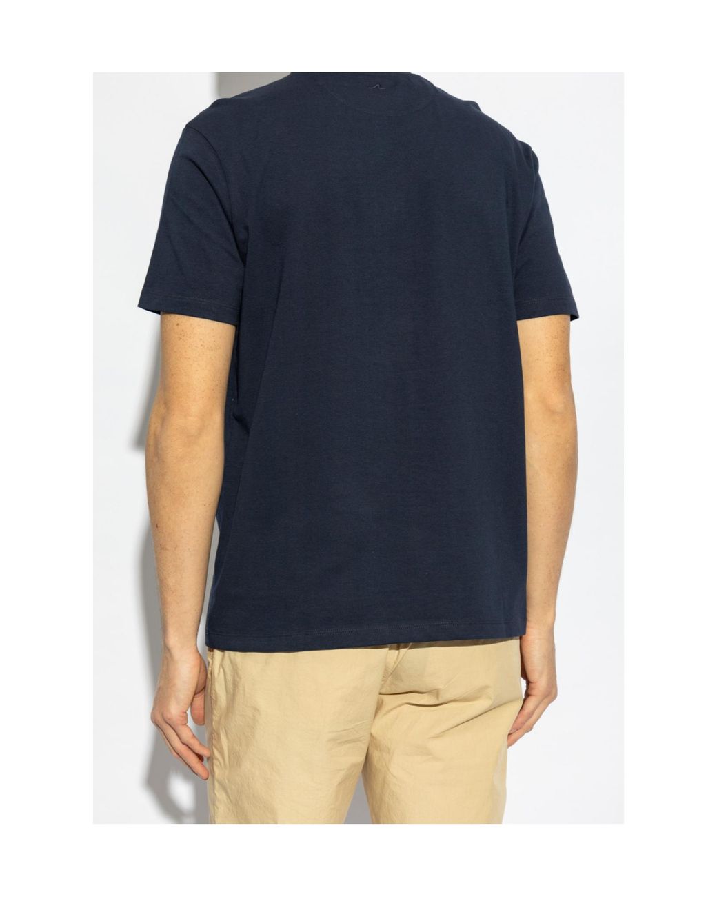 Paul & Shark Blue Short Sleeved Crewneck T-Shirt for men