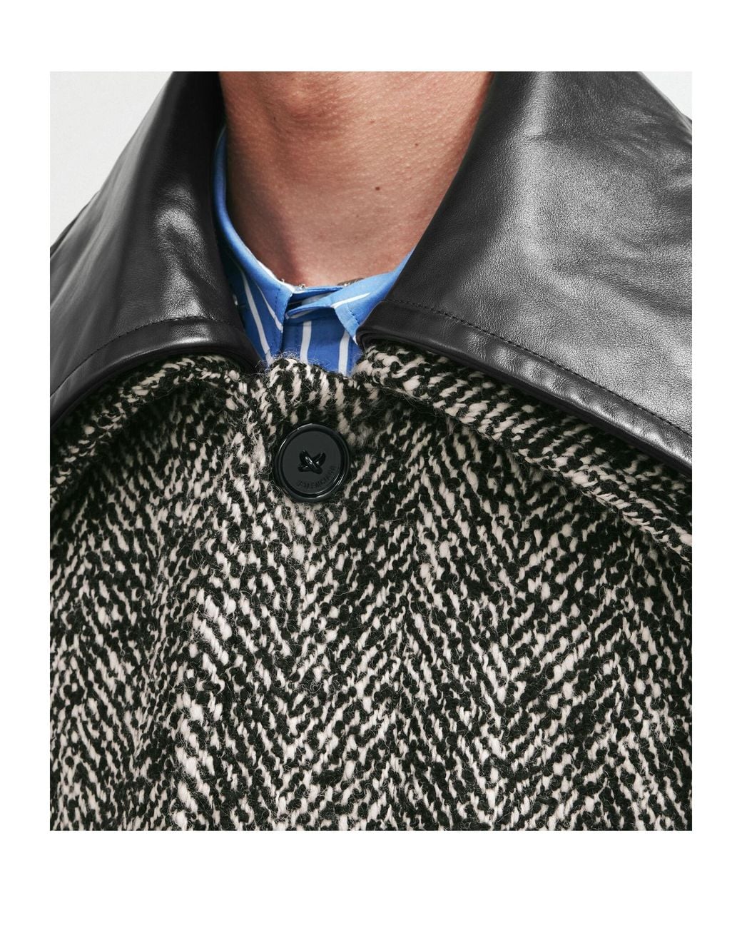 Balenciaga Gray Short Large Cocoon Coat for men