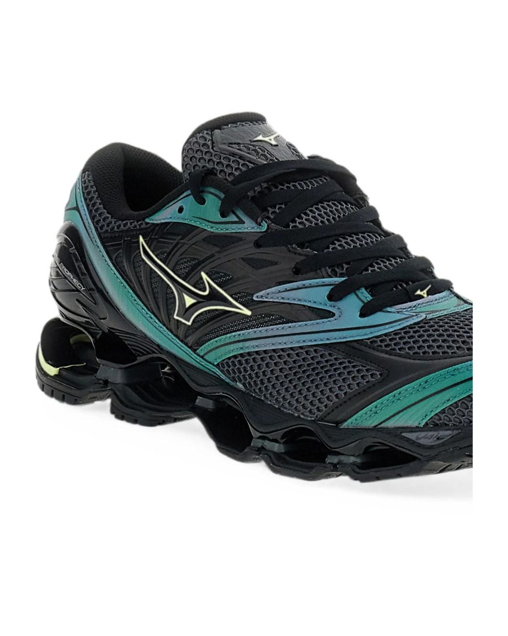 Mizuno Blue Round-Toe Sneakers for men