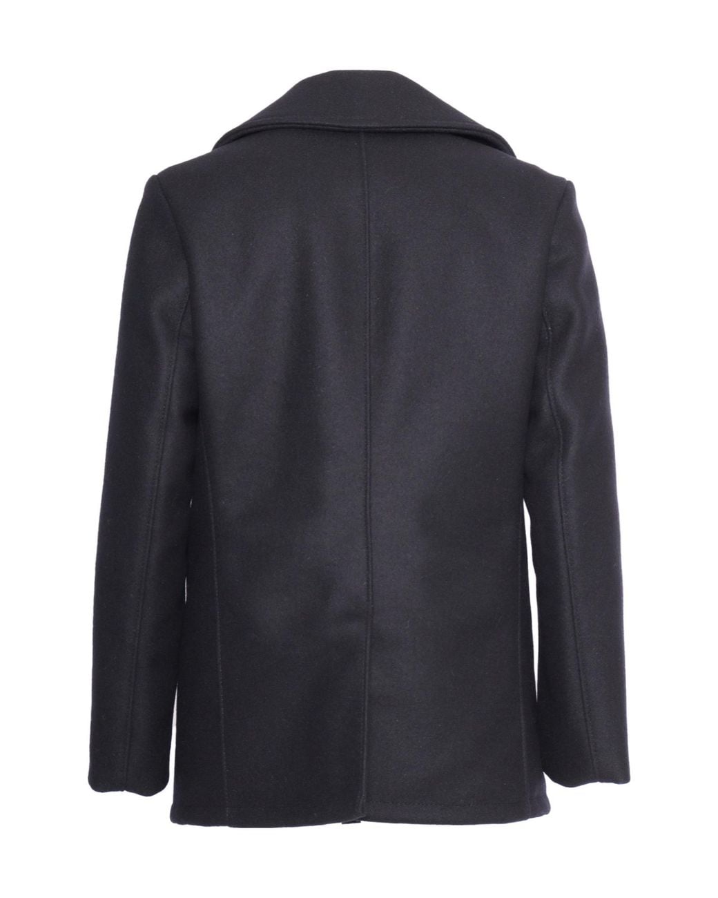 Schott Nyc Blue Double-Breasted Jacket for men