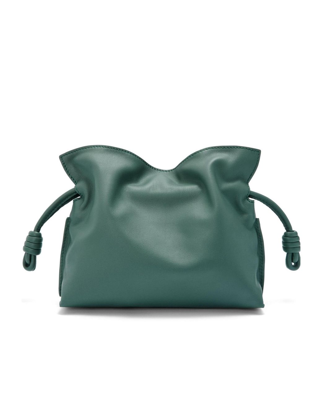 Loewe Green Mini Flamenco Clutch Bag