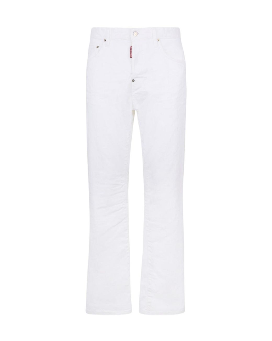 DSquared² White 642 Straight-Leg Jeans for men