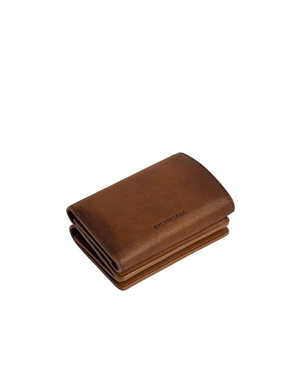Balenciaga Brown Le City Mini Wallet