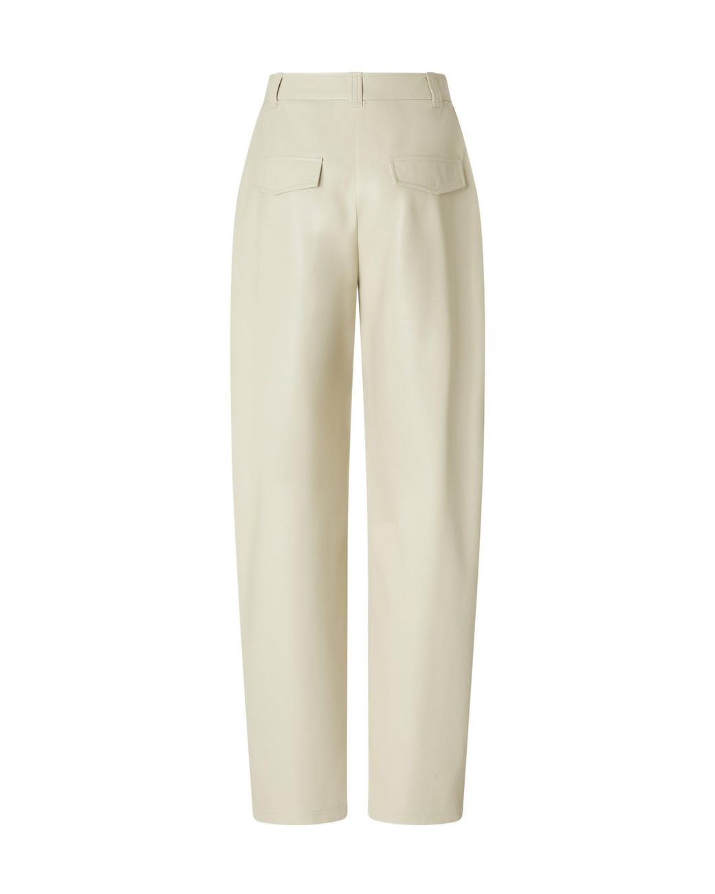 Pinko White Straight-Leg Pants