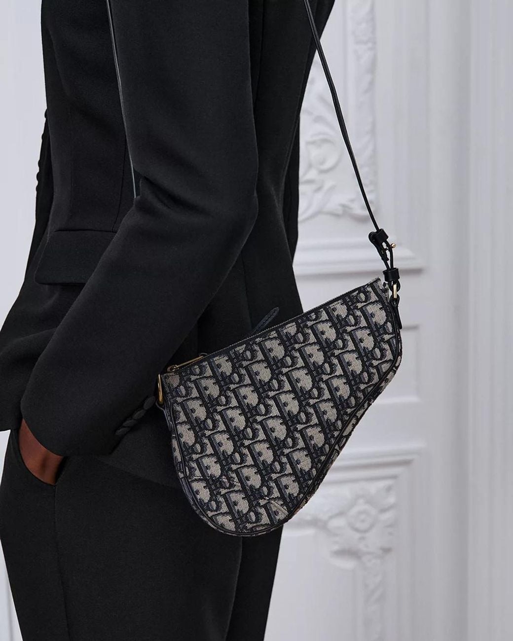 Dior Black Saddle Rodeo Mini Bag