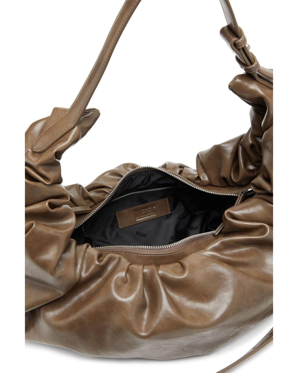 DIESEL Metallic Grab-D L Hobo Bag