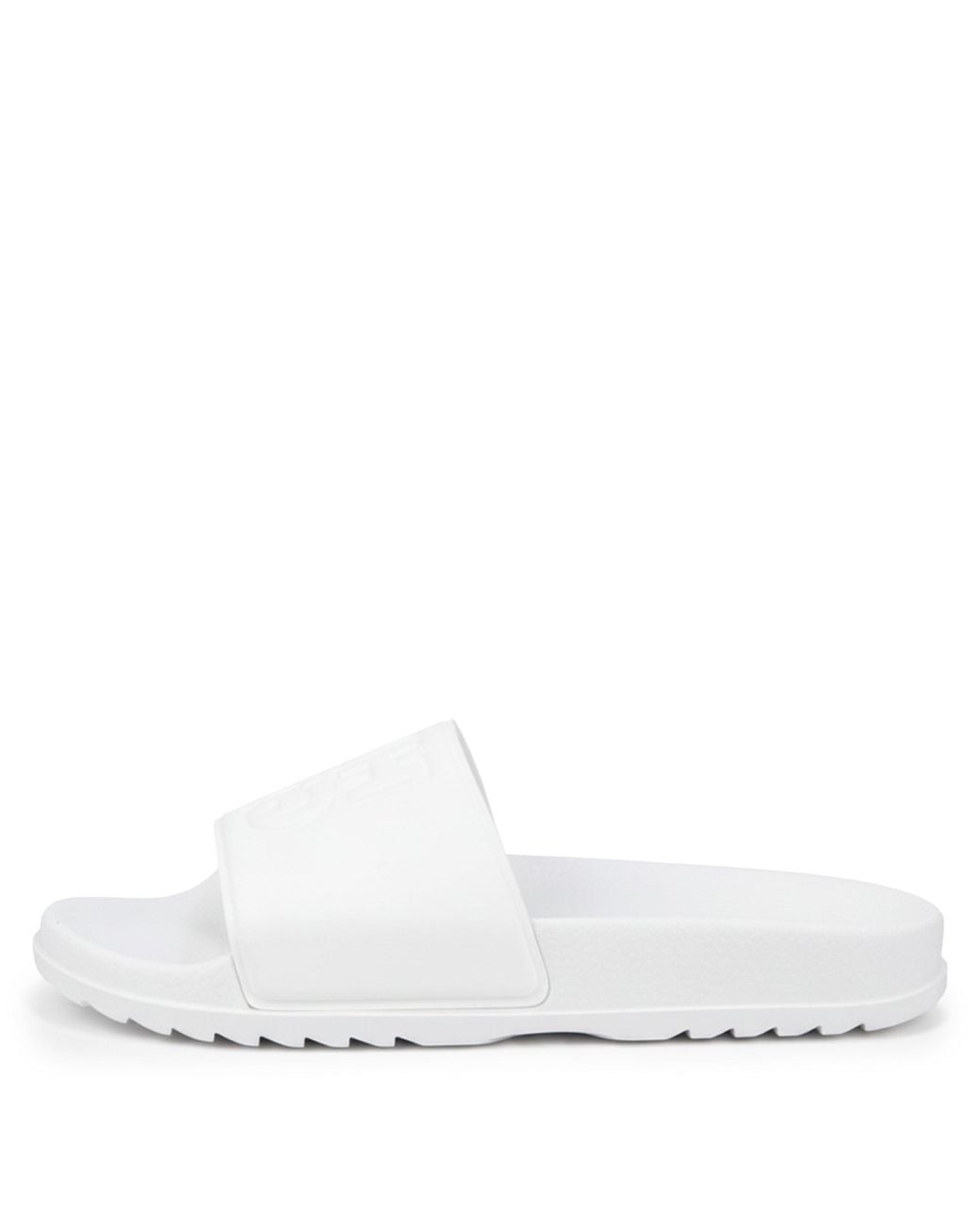 Boss White Simple Versatile Slippers