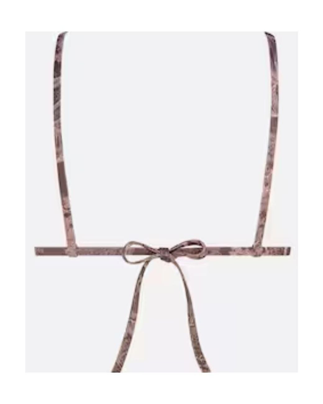 Dior Brown Iviera Bikini Top