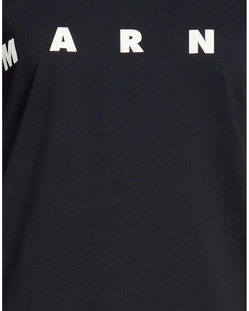 Marni Black Logo Short-Sleeve T-Shirt