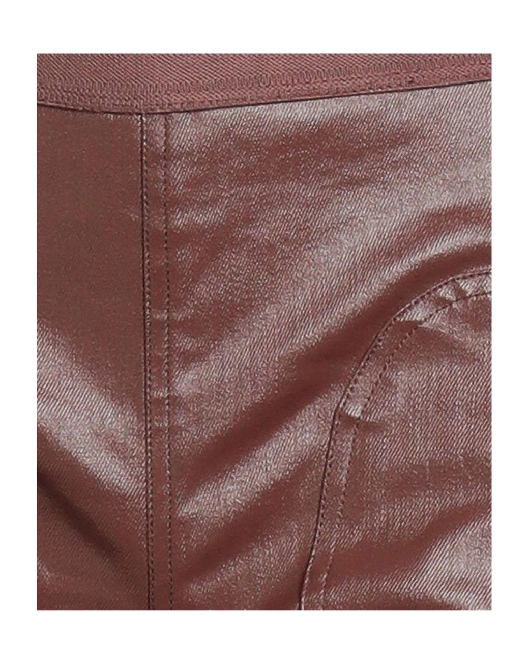 Rick Owens Brown Colored Stretch Jeans