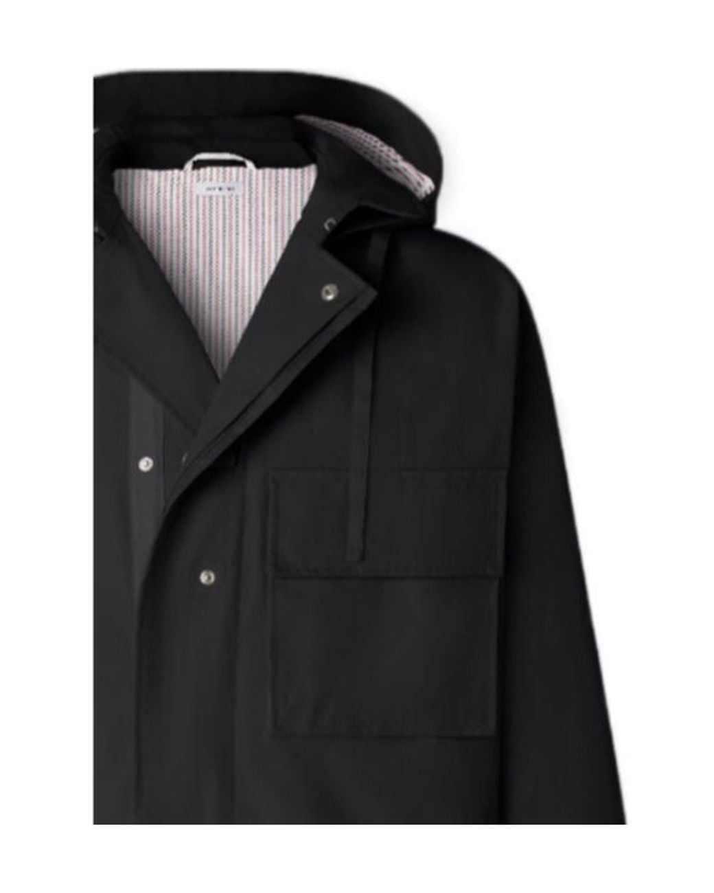 Thom Browne Black Tech Mariner Jacket for men