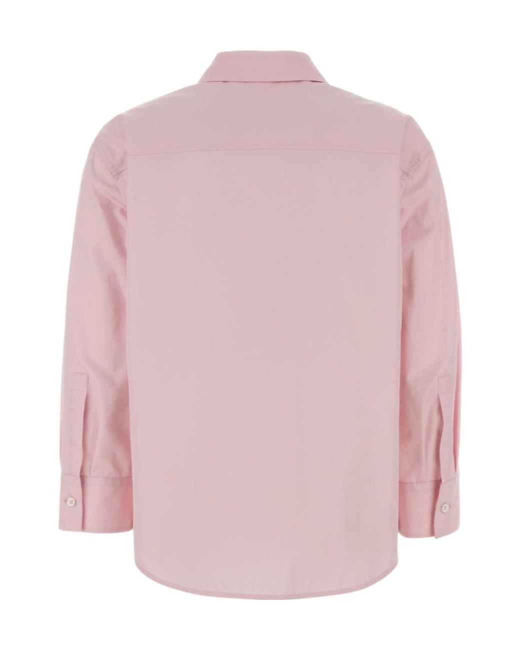 Jil Sander Pink Poplin Buttoned Shirt
