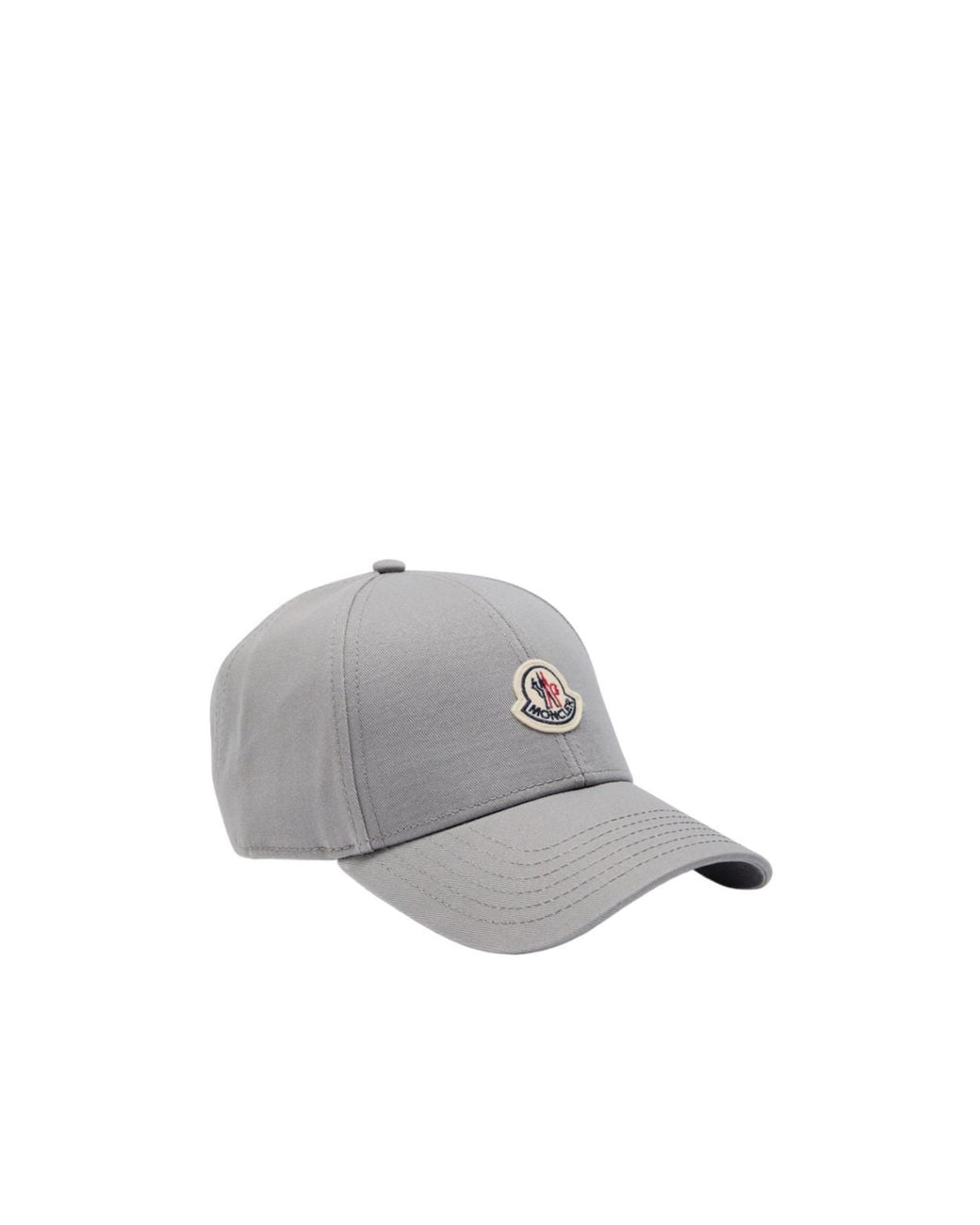 Moncler Gray Versatile Baseball Cap for men