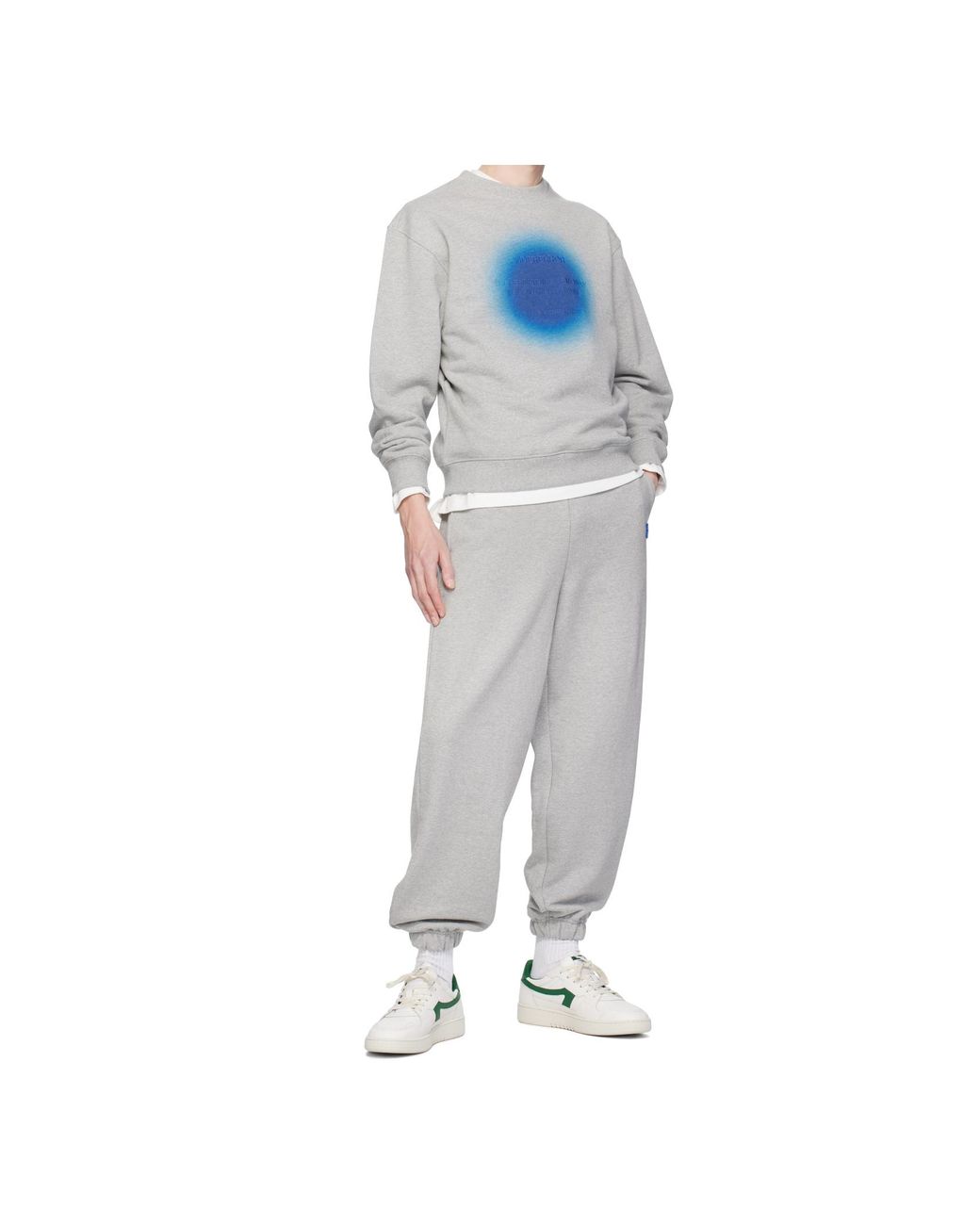 Adererror Gray Long Sleeve Sweatshirt for men
