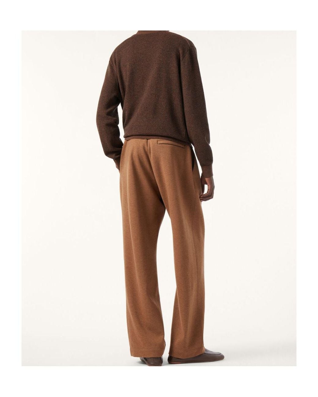 Loro Piana Brown Roadster Sweater for men